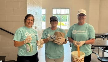 Kaiser team supporting the Alabama Gulf Coast at United Way Day of Caring event.